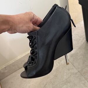 Givenchy ankle books runway